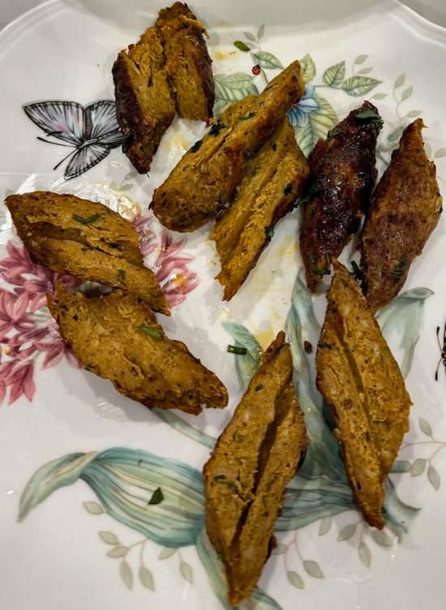 Chicken Seekh Kebab.