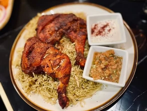 Chicken Mandi Lunch Combo.
